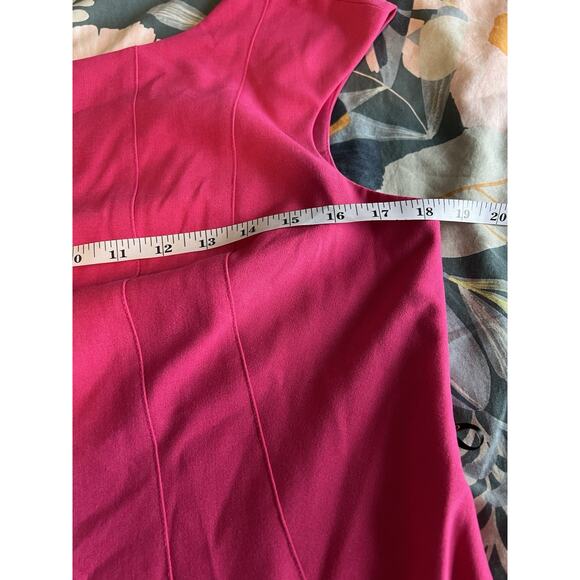 Vince Camuto Size 10 Women's Dress Fuchsia NWT Zippered Back Sheath Dress $128 - Picture 7 of 9